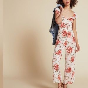 Reformation Miri Floral Jumpsuit